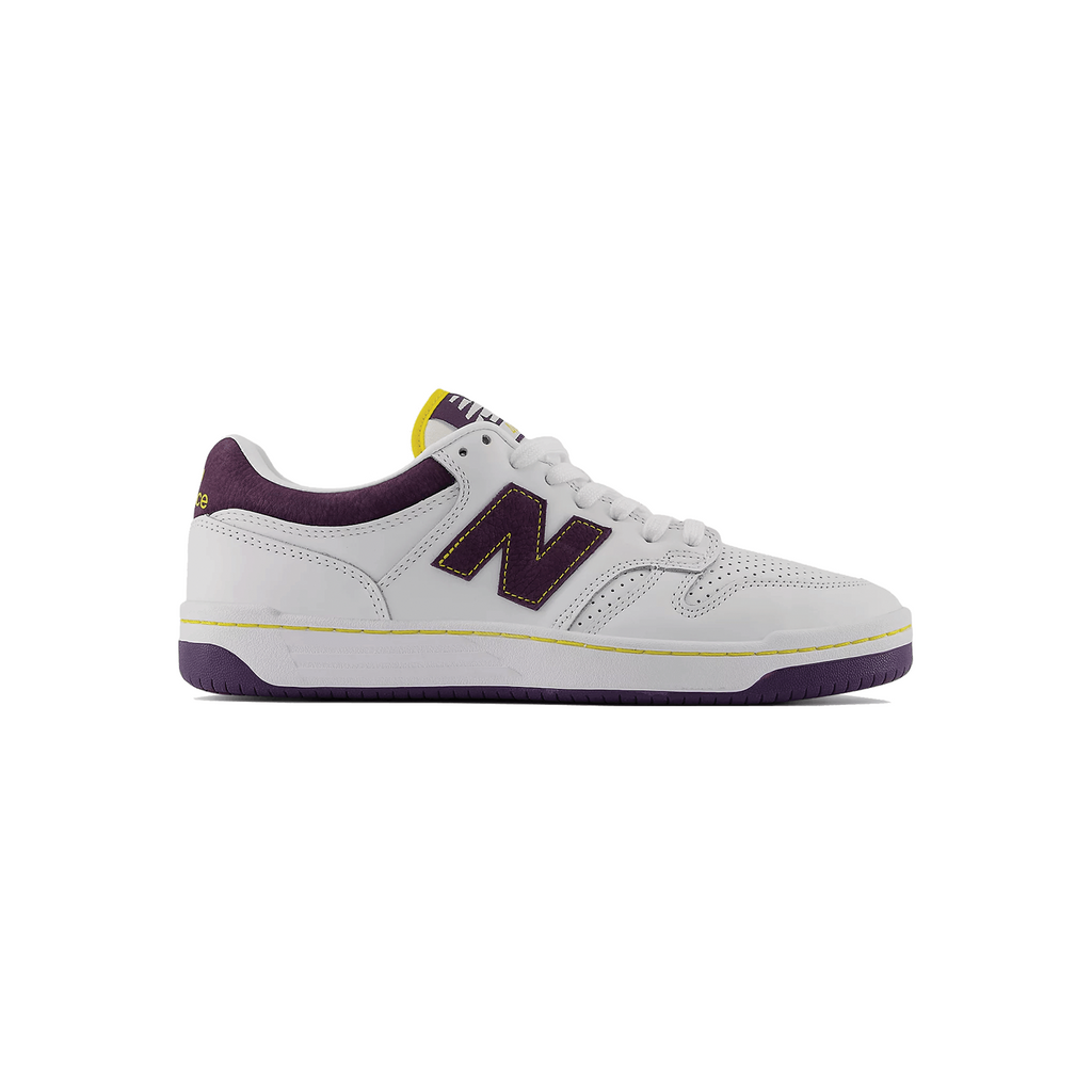 NEW BALANCE NUMERIC 480- WHITE/ PURPLE