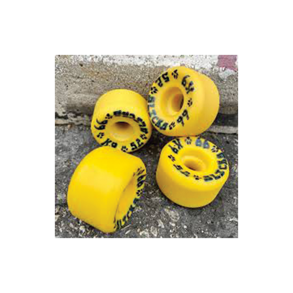 DOGTOWN SLICK WHEELS 52MM X 99A LEMON DROP YELLOW