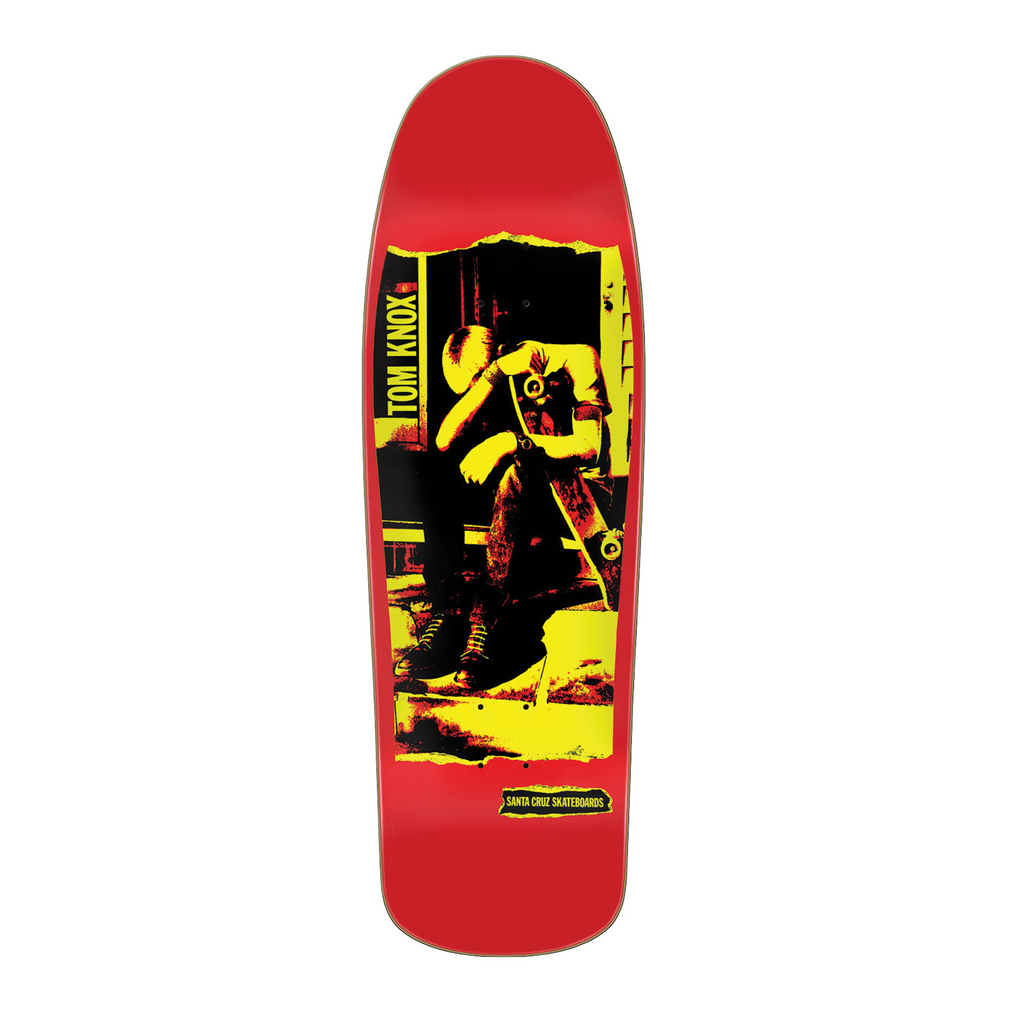 KNOX PUNK REISSUE 9.89IN X 31.75IN SANTA CRUZ DECKS RED