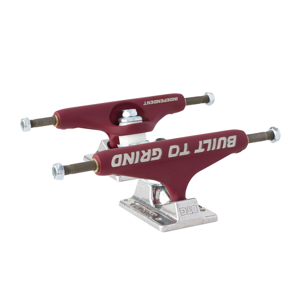 BTG Speed Burgundy Silver Standard Trucks Independent