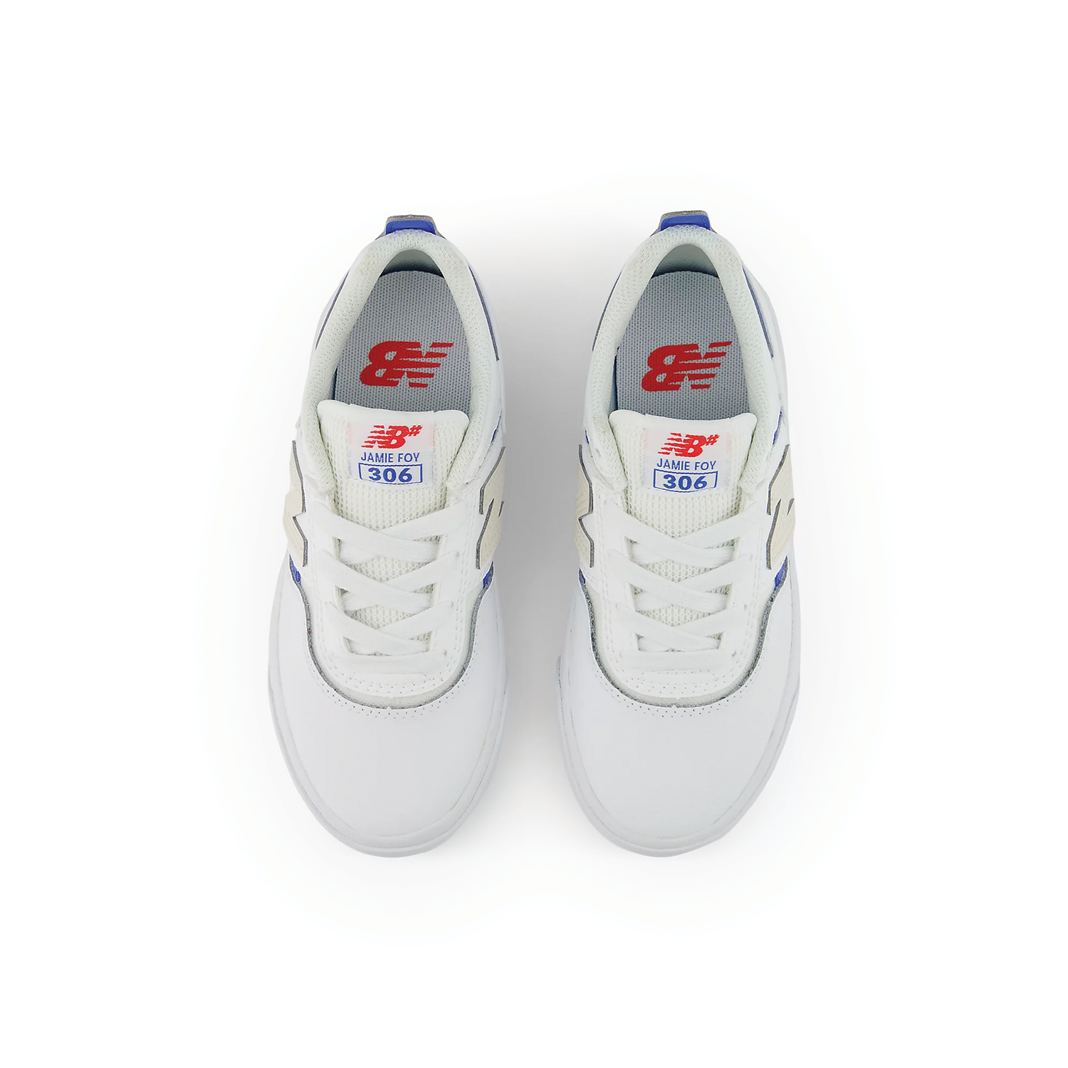 NEW BALANCE NUMERIC KIDS JAMIE FOY 306 WHITE/BLUE