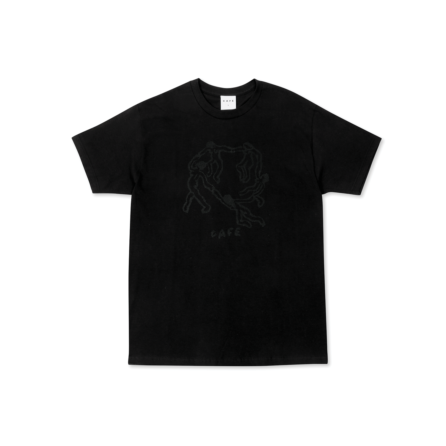 CAFE SKATEBOARDS DANCE CIRCLE TEE