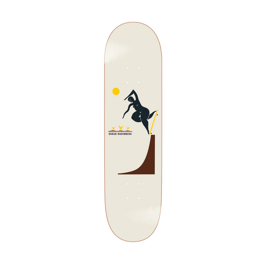 POLAR SKATE CO OSKAR ROZENBERG BS NOSEBLUNT BURNT RED DECK 8.25
