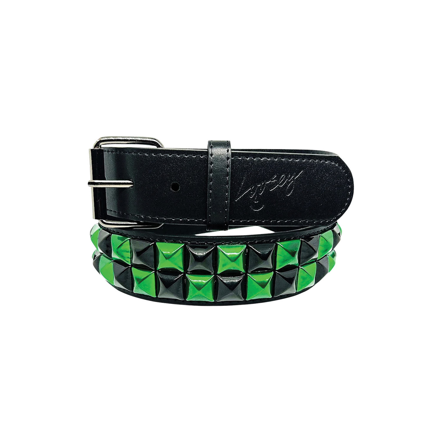 LOOSEY EMERALD STUD FINDER BELT GREEN/BLACK