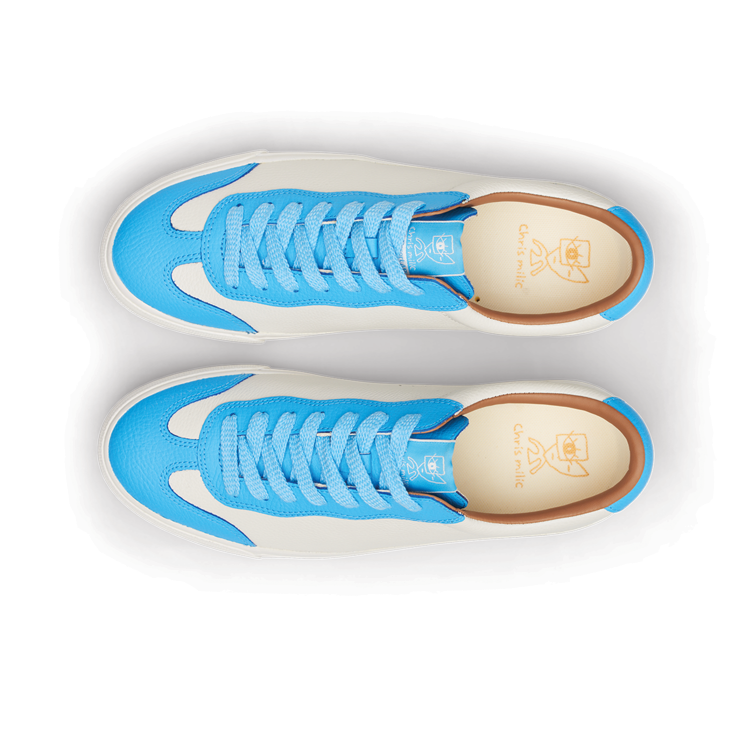 Last Resort AB VM004 Milic Leather Light Blue/White