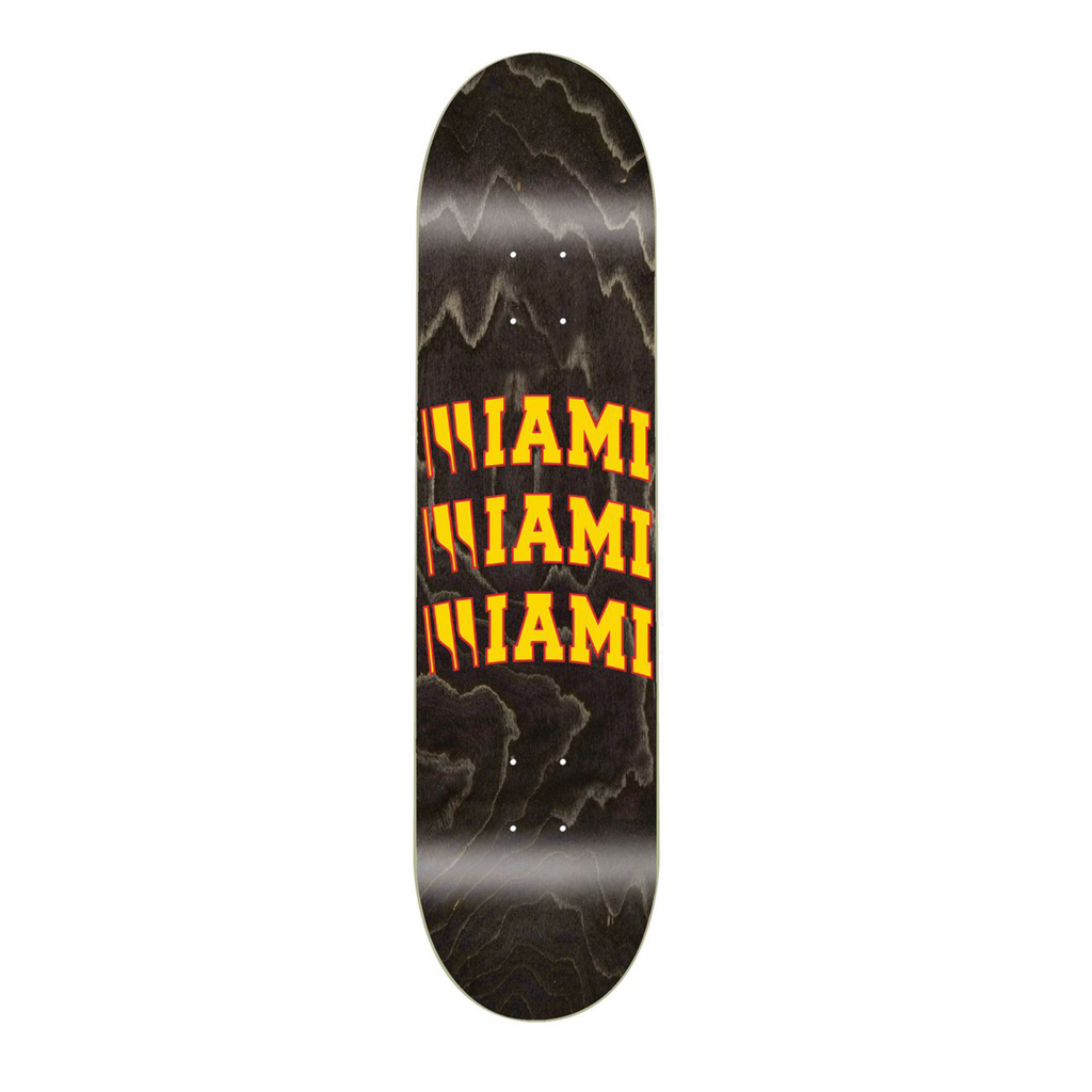 EDGLRD SKATEBOARD MIAMI BLACK 8.5 DECK