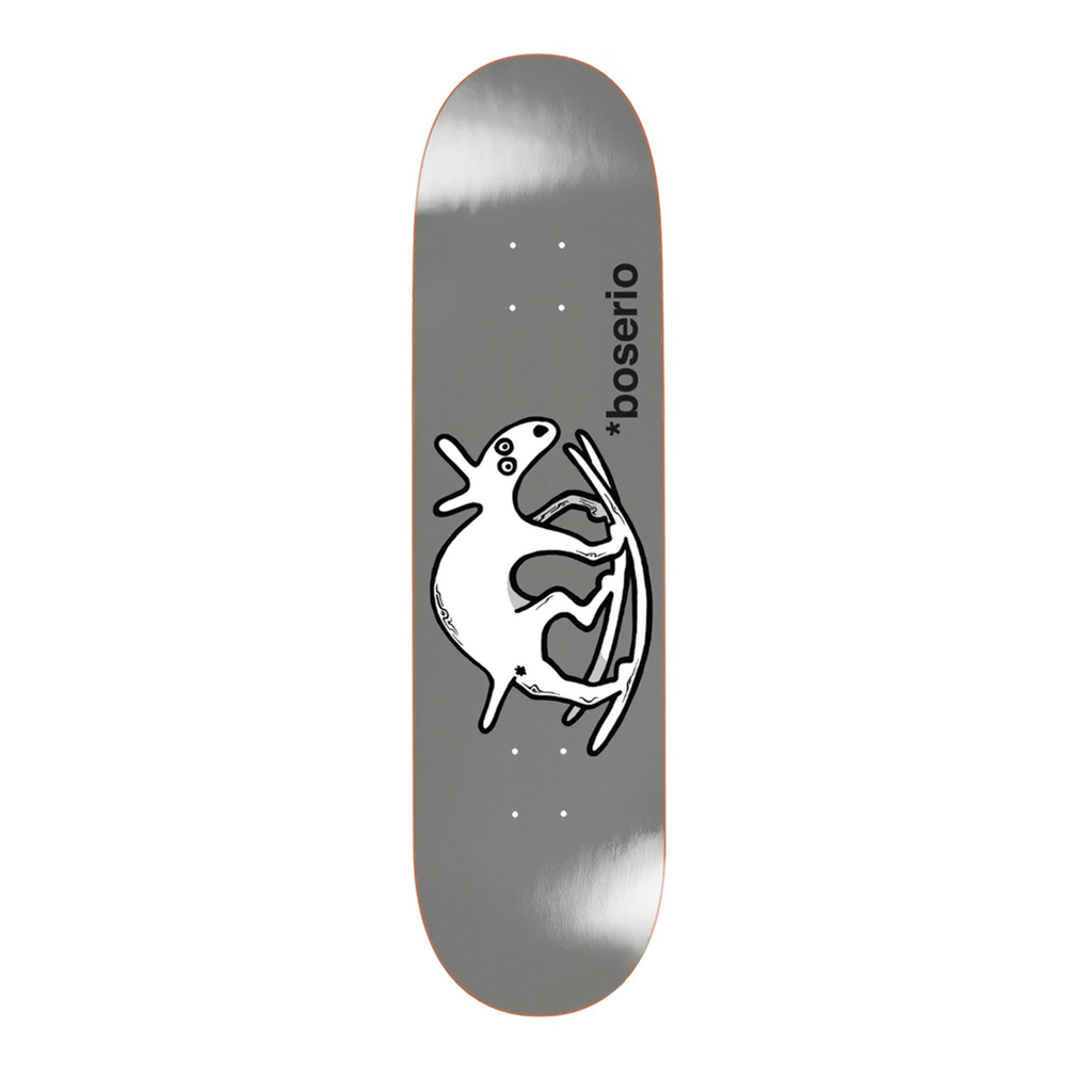 POLAR SKATE CO NICK BOSERIO USELESS WOODEN DOG GREY DECK 8.25