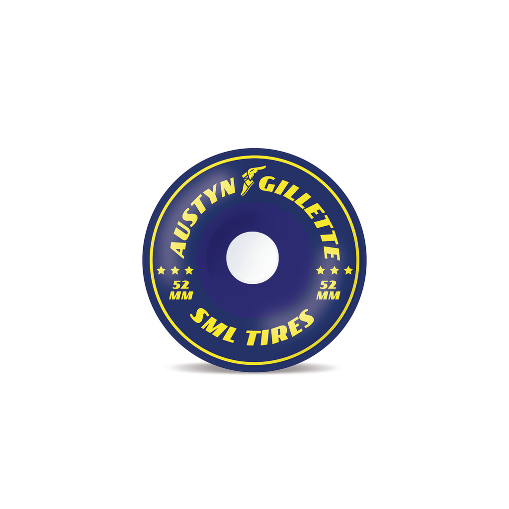 SML WHEELS GILLETTE STREET TIRES 52MM BIG WAVE SHAPED