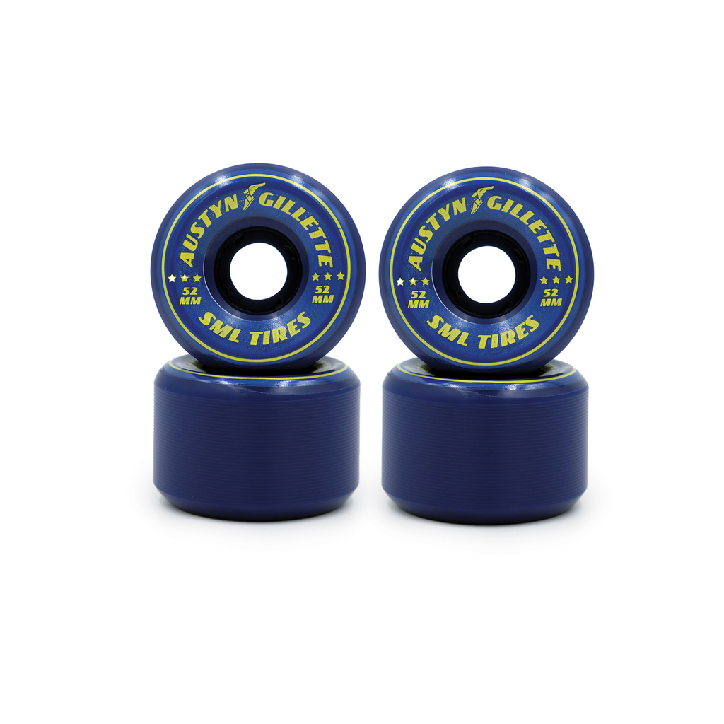 SML WHEELS GILLETTE STREET TIRES 52MM BIG WAVE SHAPED