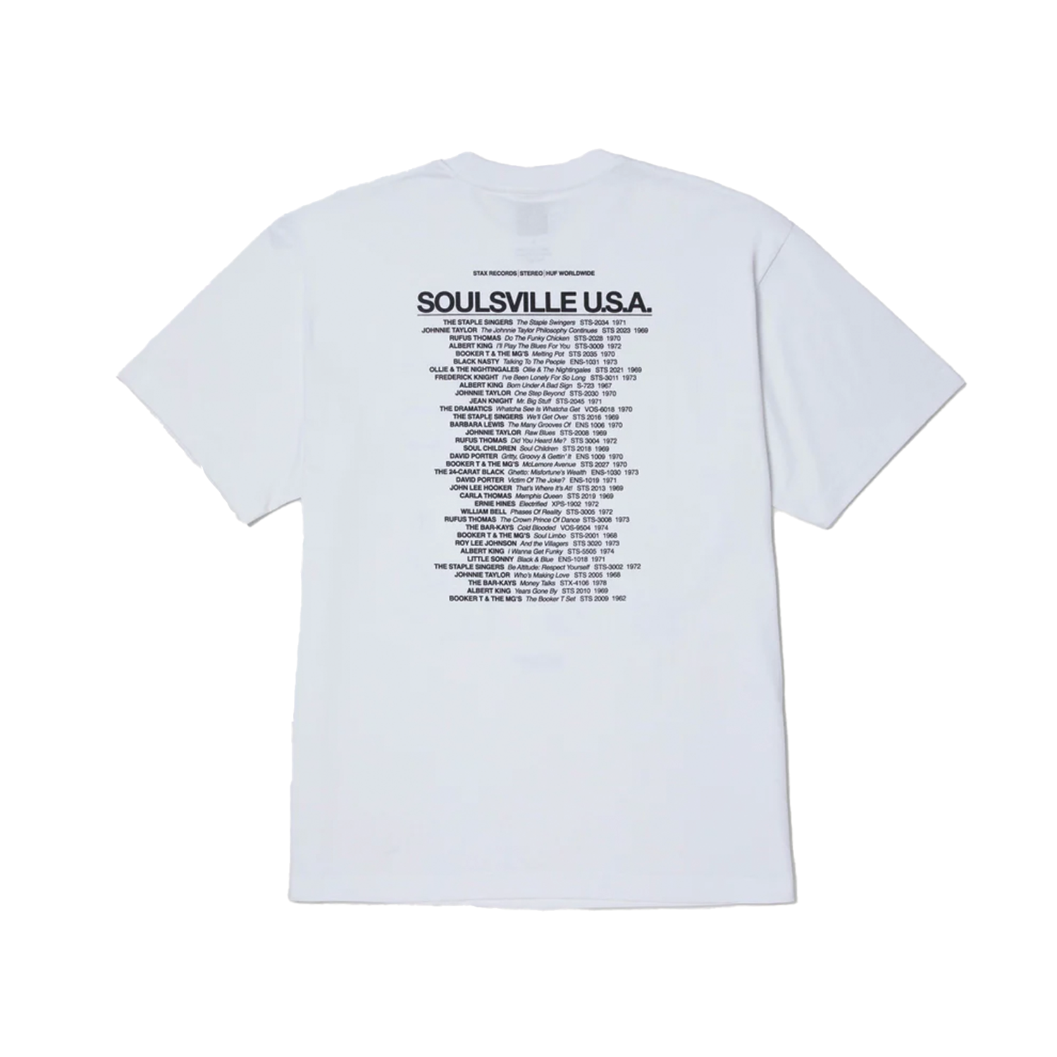 HUF SOULSVILLE USA TEE - WHITE
