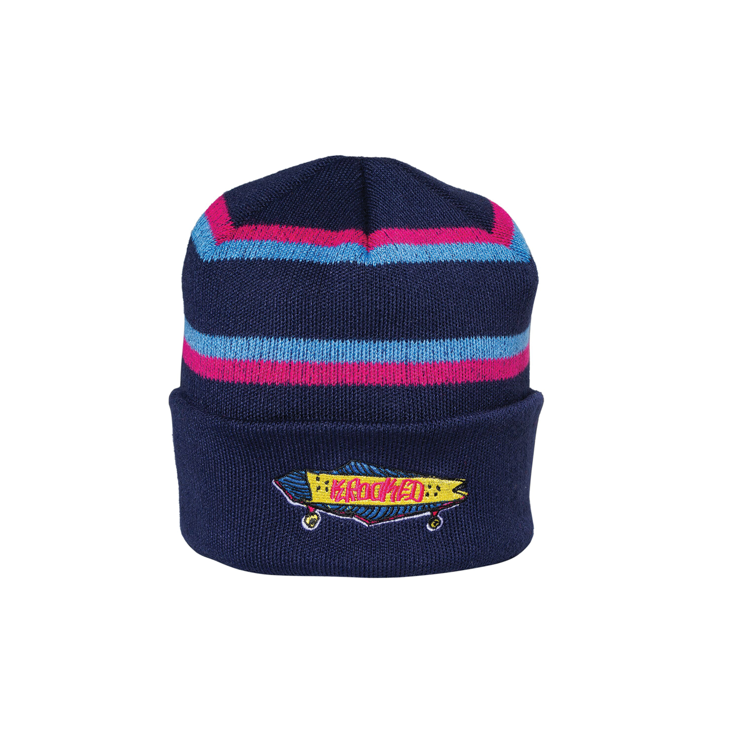 KROOKED BEANIE BORED CUFF NAVY