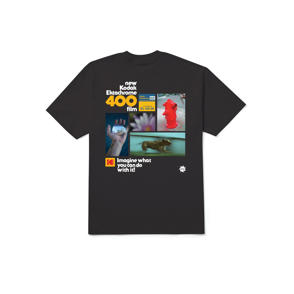 HUF X KODAK IMAGINE WHAT S/S TEE BLACK