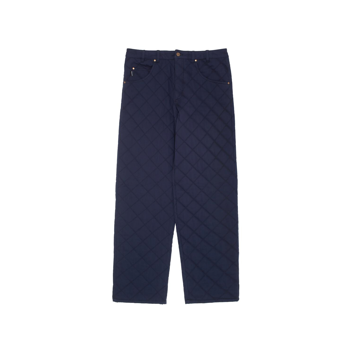 GX1000 BAGGY QUILTED PANT- NAVY