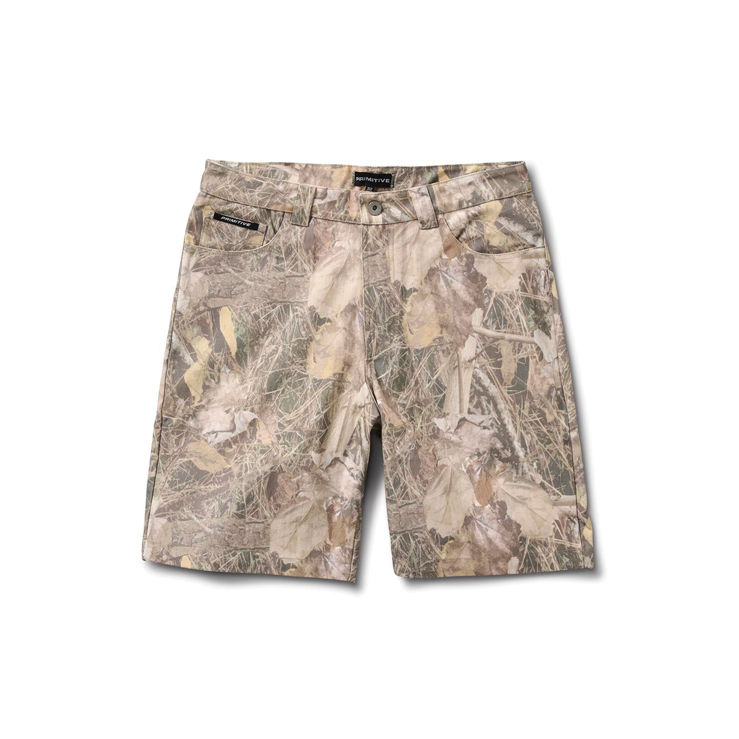 PRIMITIVE SKATEBOARD TEMPTAT ON CAMO SHORTS