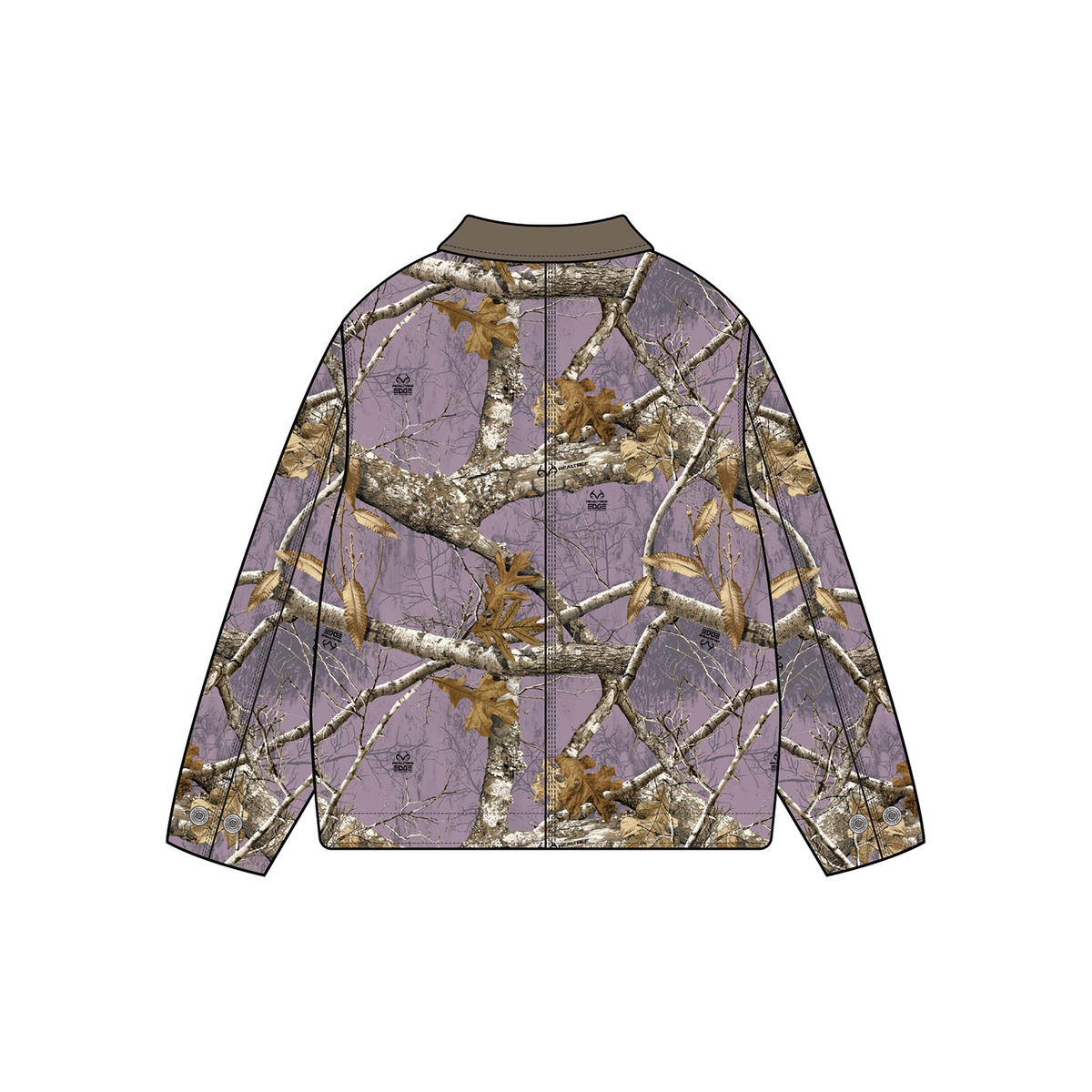 HUF X REALTREE MEGABLAST WORK JACKET LILAC