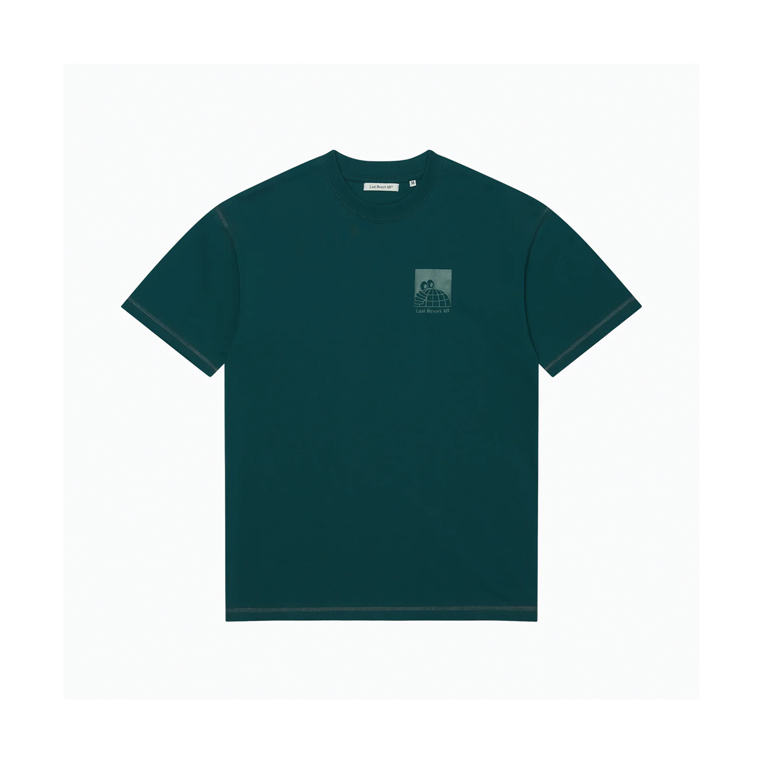 LAST RESORT AB LITTLE AB FLATLOCK SS TEE DARK TEEL