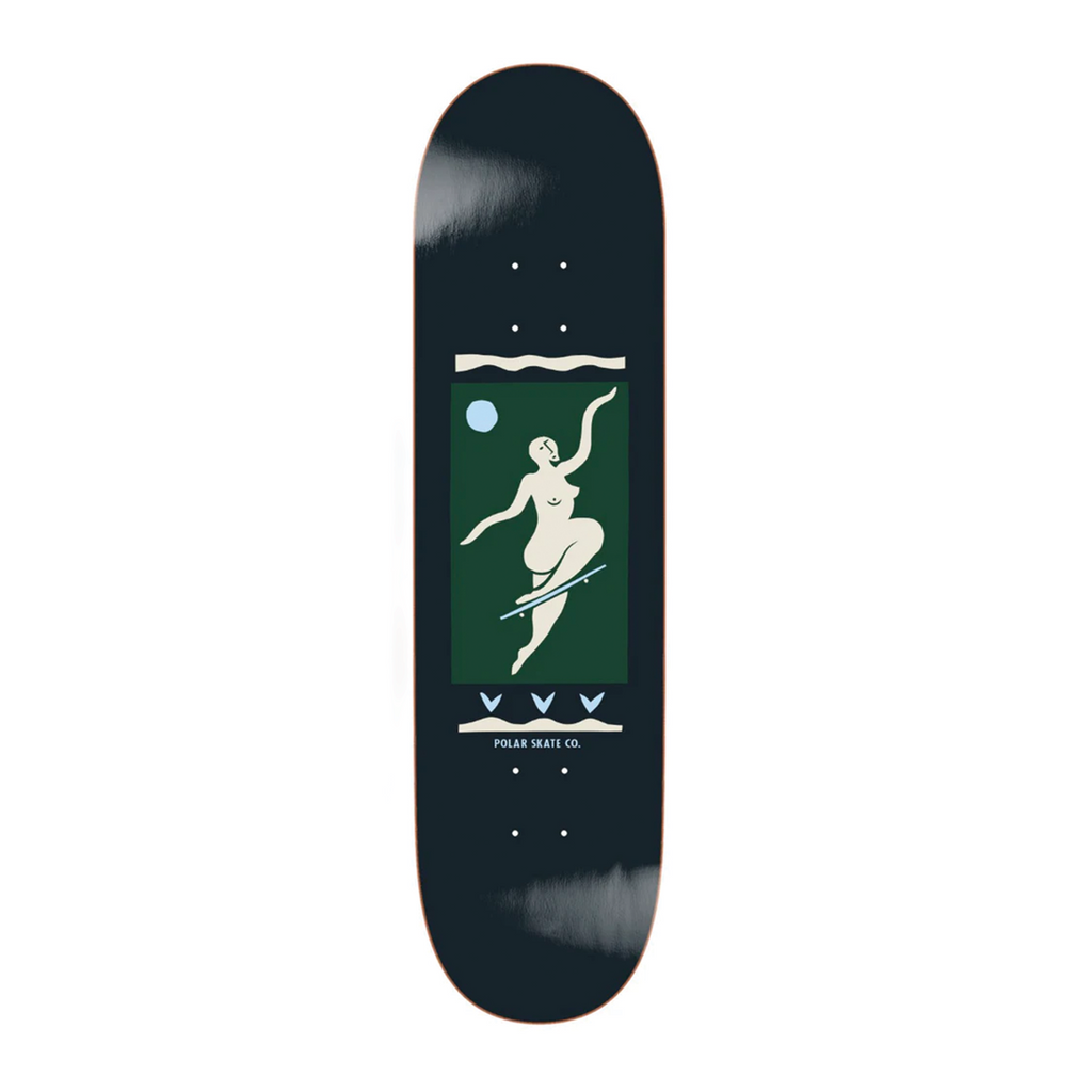 POLAR SKATE CO TEAM NO COMPLY CHARCOAL DECK 8.5