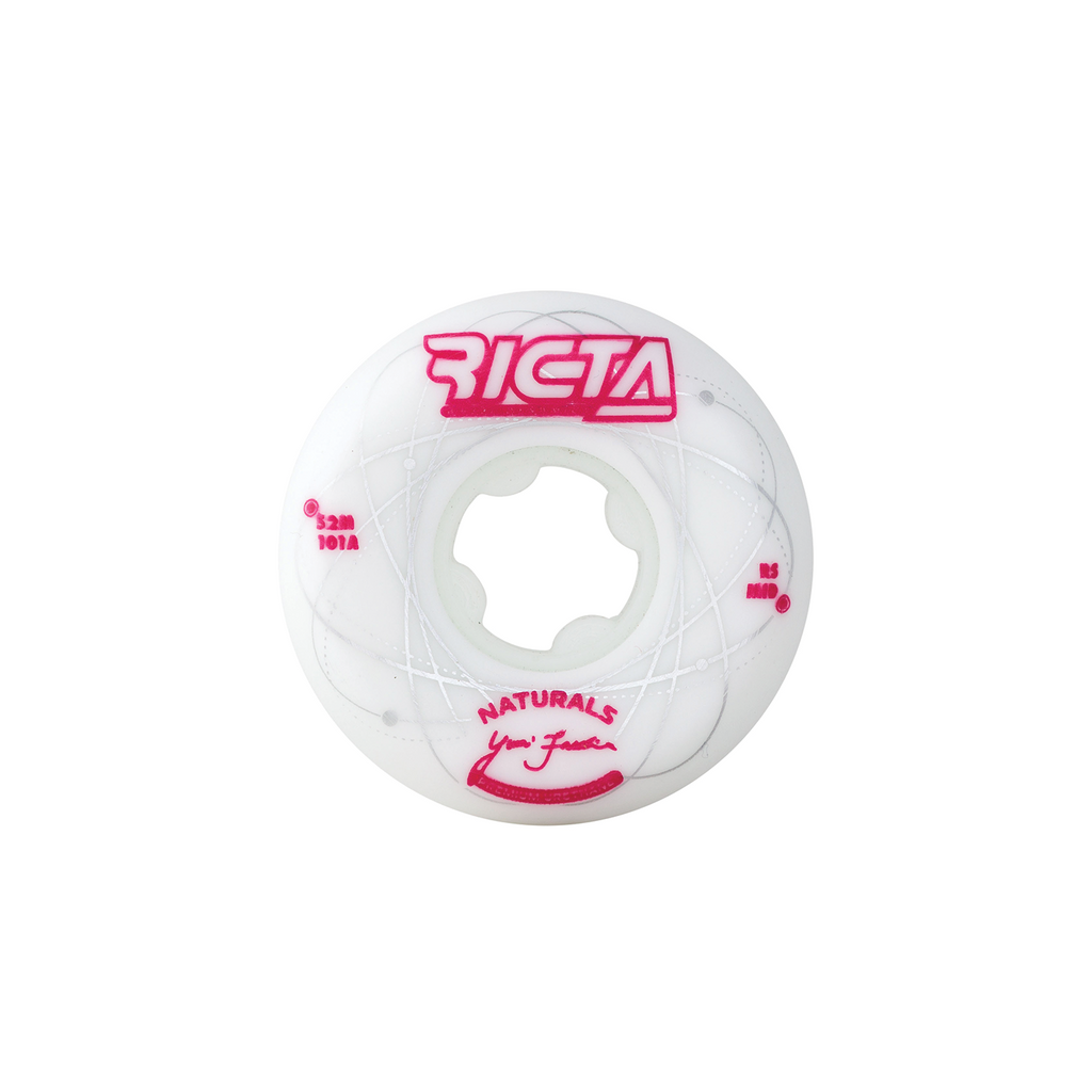 RICTA ORBITAL NATURALS YURI FACCHINI WHITE METALLIC RED MID 101A 52MM
