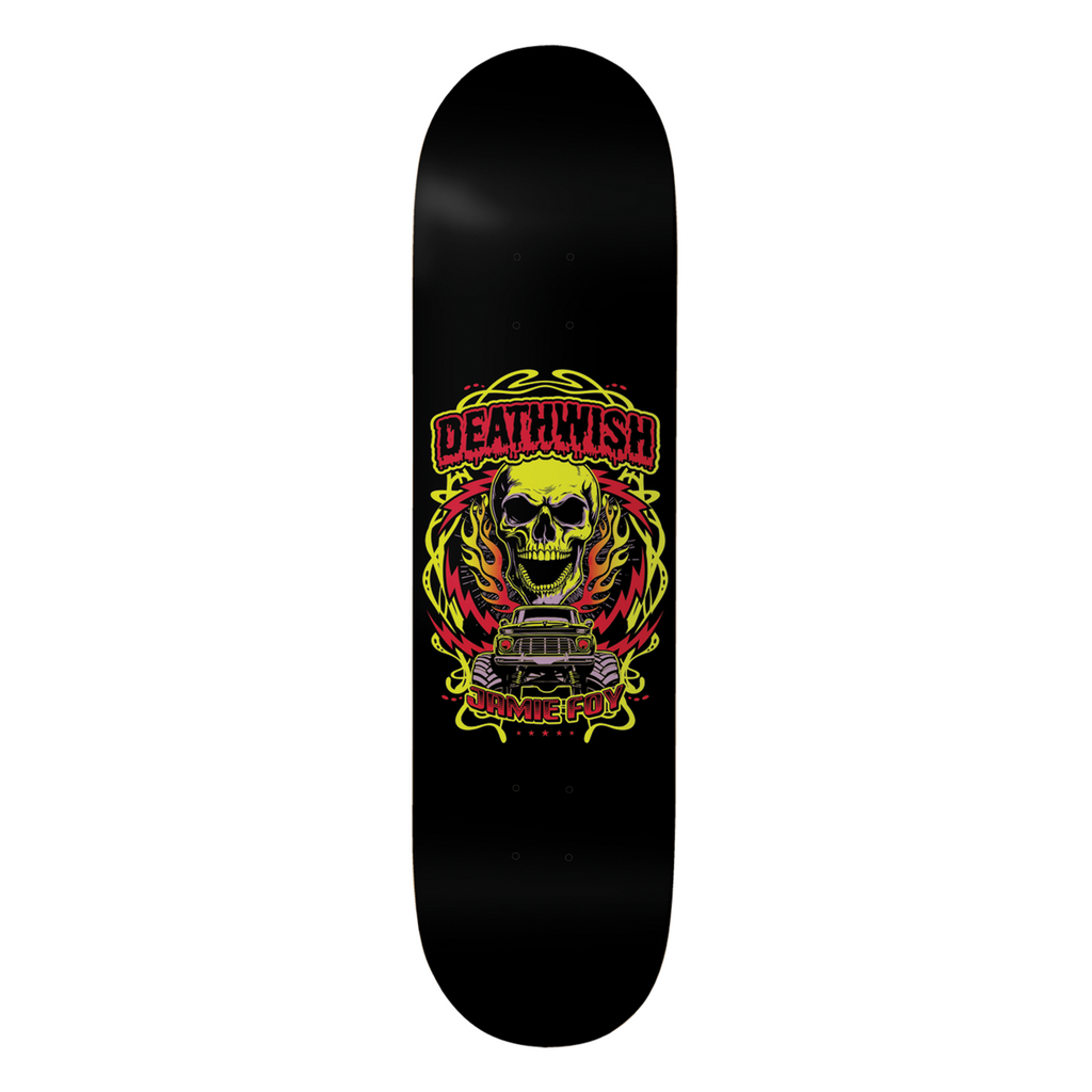 DEATHWISH SKATEBOARDS JAMIE FOY MASH THE THROTTLE 8.125 DECK