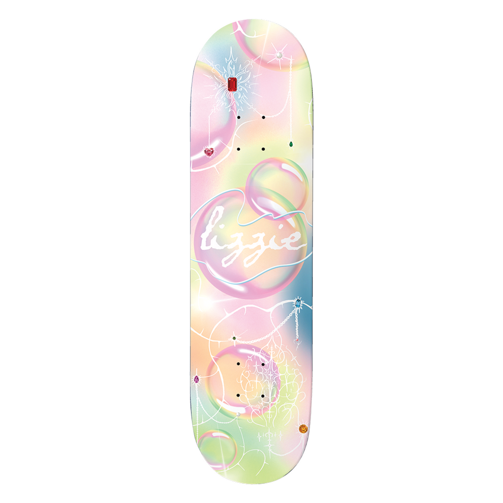 BIRDHOUSE LIZZIE BUBBLES SKATEBOARD DECK 8.25