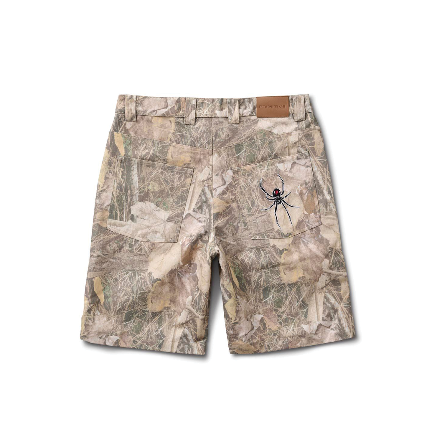 PRIMITIVE SKATEBOARD TEMPTAT ON CAMO SHORTS
