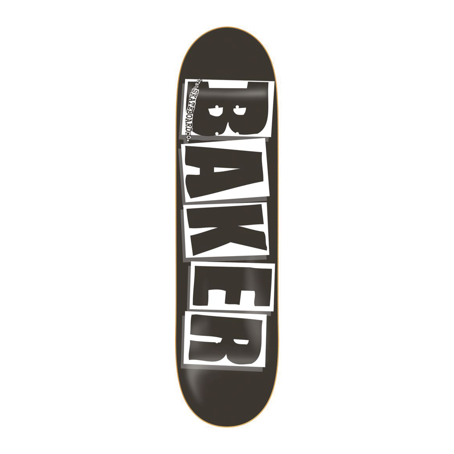 BAKER SKATEBOARDS BRAND LOGO BLACK/WHITE DECK