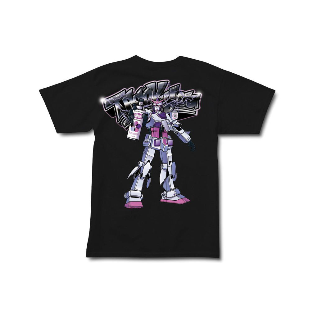 THANK YOU SKATEBOARDS GUNDAM TEE BLACK