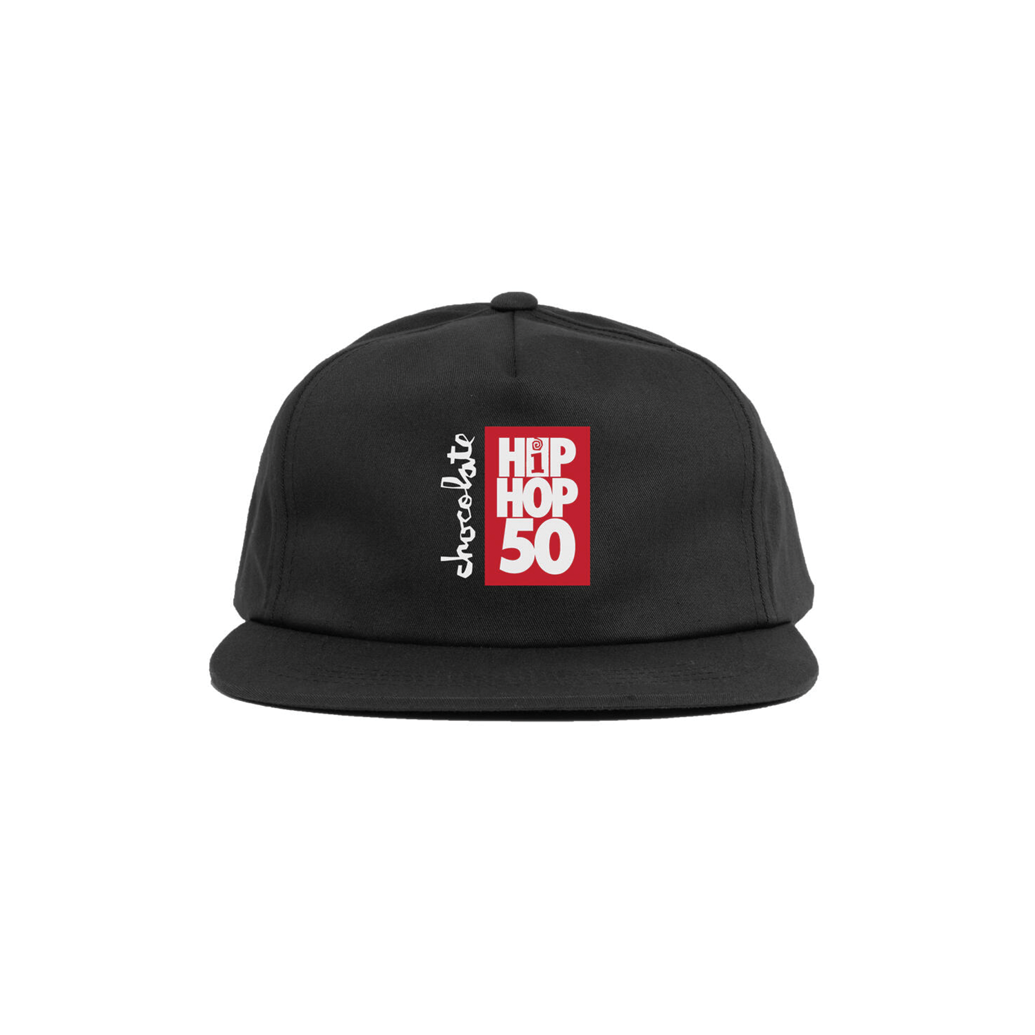 CHOCOLATE SKATEBOARDS - INTERSCOPE RECORDS 50 YEARS OF HIP HOP -BLACK SNAPBACK HAT