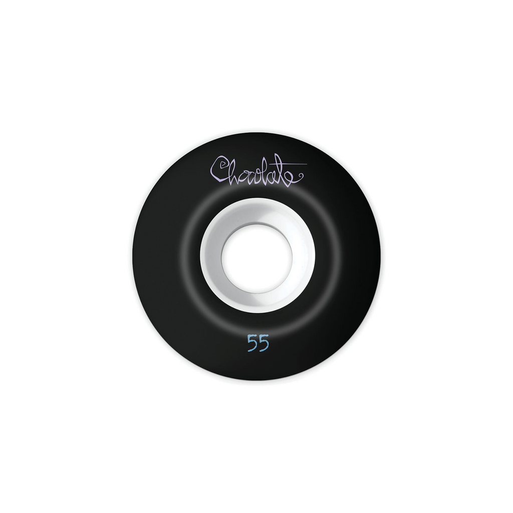 CHOCOLATE OG SCRIPT WHEEL 55MM BLACK/PURPLE
