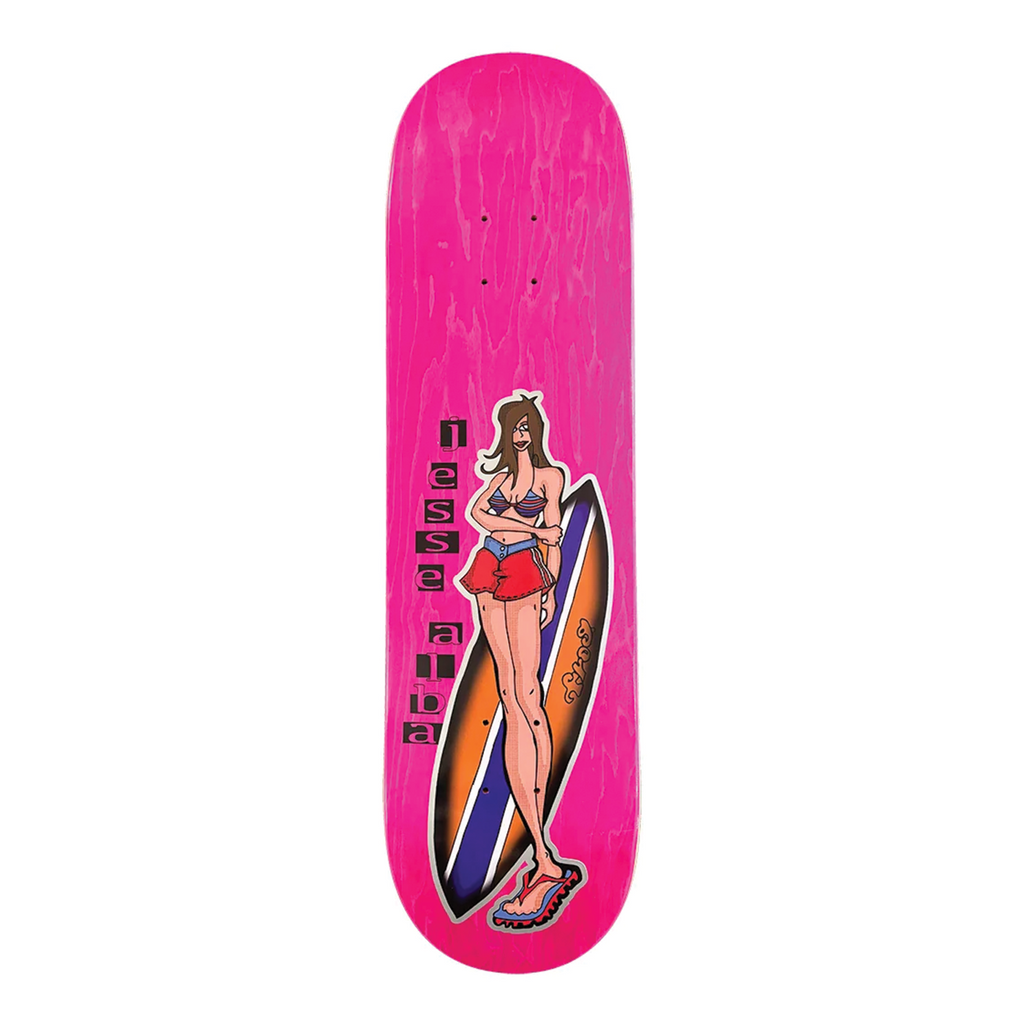 FROG SKATEBOARDS JESSE ALBA SURFER GIRL DECK 8.25