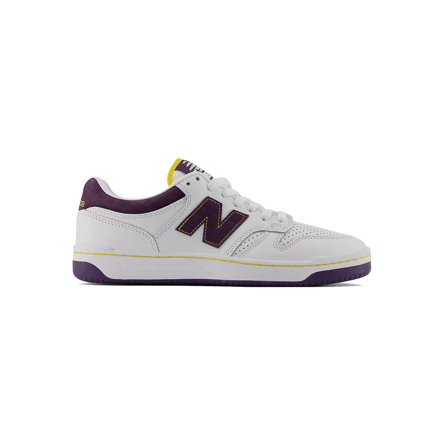 NEW BALANCE NUMERIC 480- WHITE/ PURPLE
