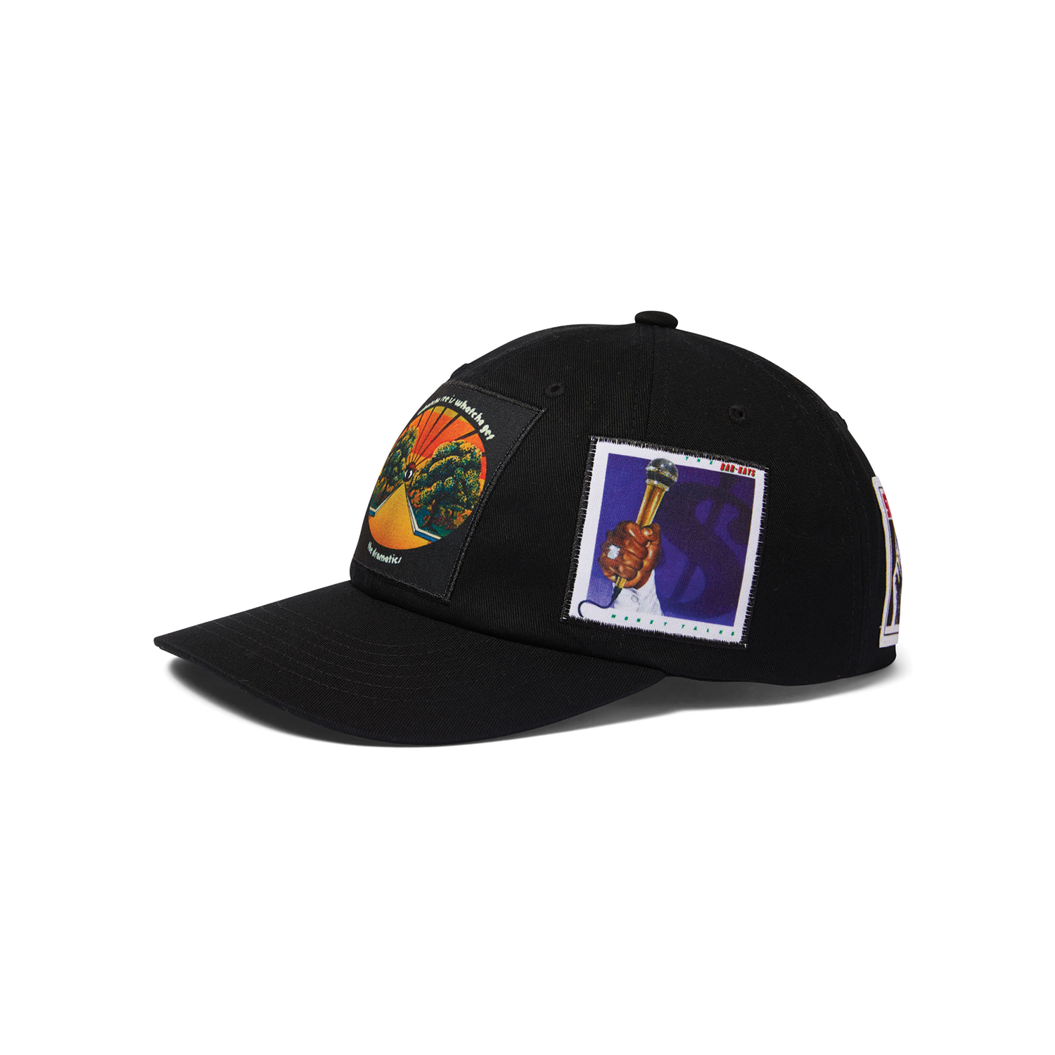HUF STAX PATCHES SNAPBACK HAT BLACK