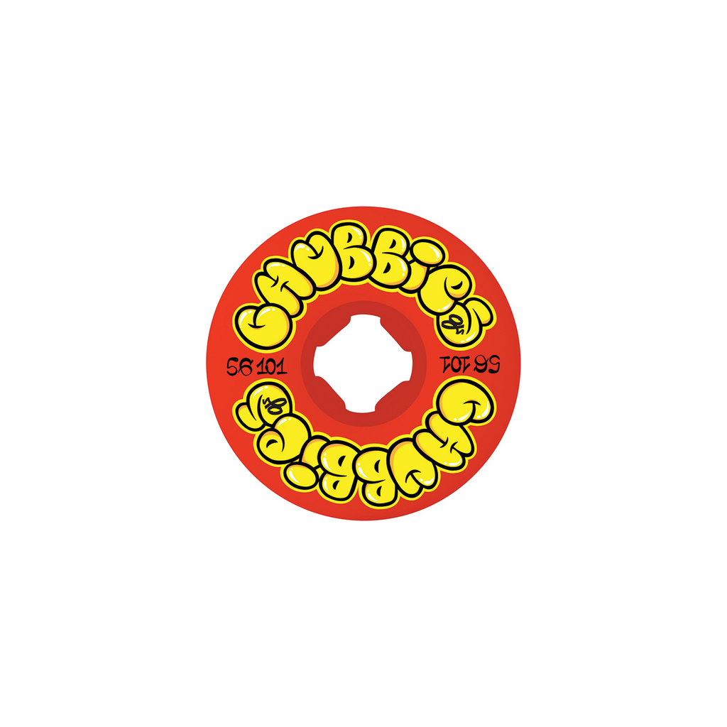 OJ WHEELS THROW UPS CHUBBIES RED 101A 56MM