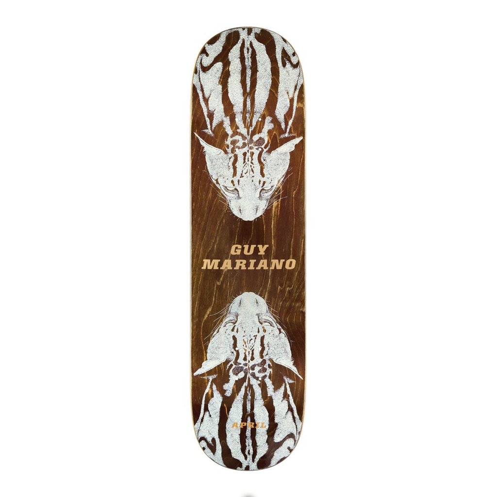 APRIL SKATEBOARDS GUY TWIN TAIL CHEETAH DECK 8.25