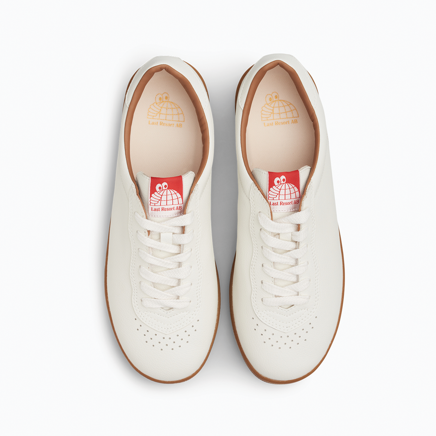 LAST RESORT CM001 - LEATHER WHITE/GUM