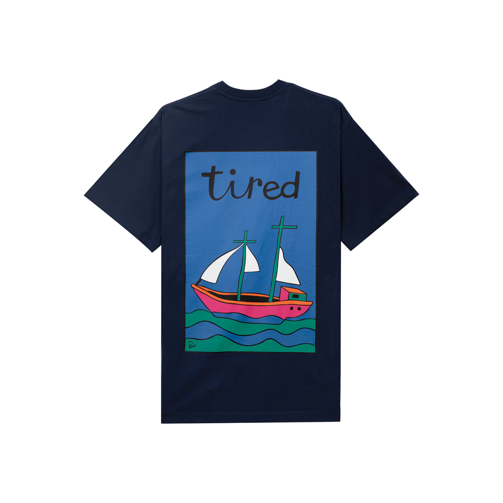 TIRED THE SHIP HAS SAILED TEE NAVY