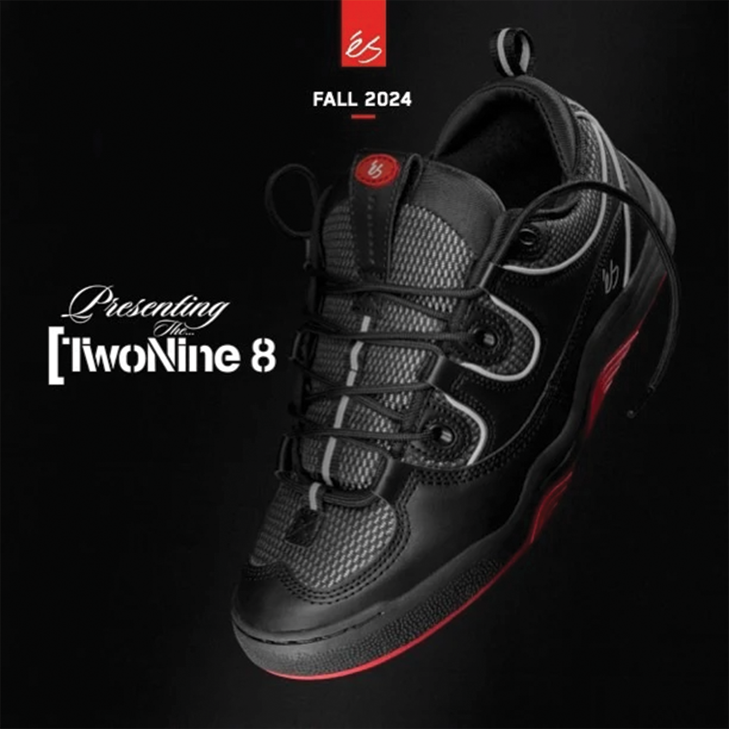 ES FOOTWEAR TWO NINE 8 (BLACK/RED)