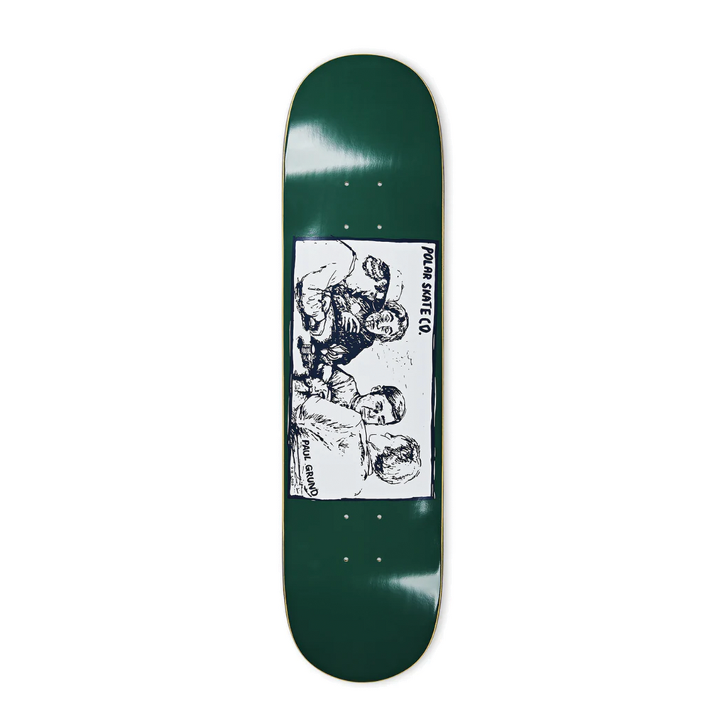 POLAR SKATE CO PAUL GRUND COLD STREAK DARK GREEN DECK 8.0