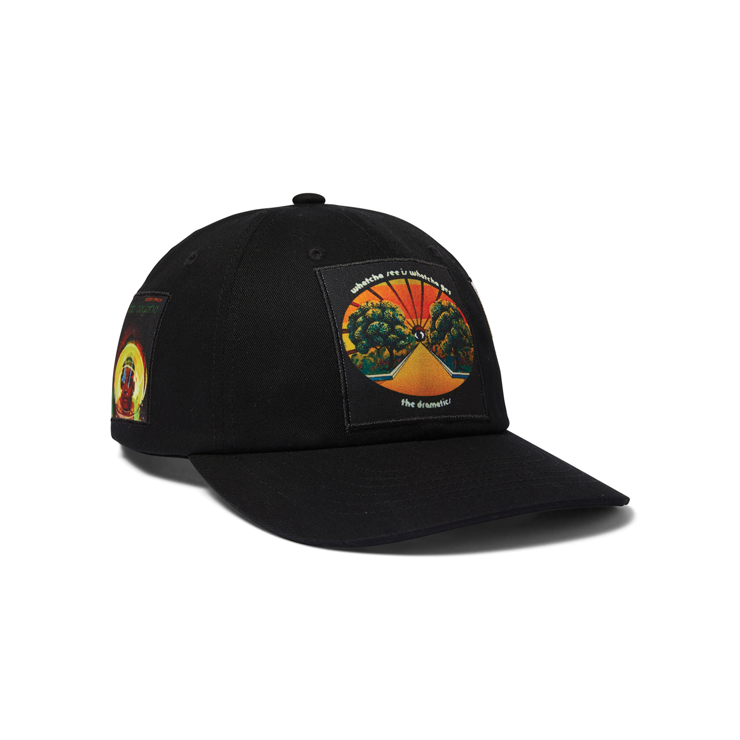 HUF STAX PATCHES SNAPBACK HAT BLACK