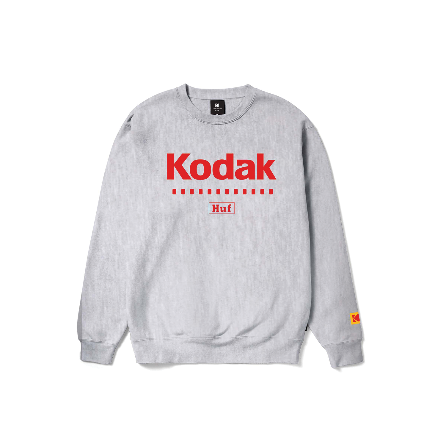 HUF X KODAK GOLDEN HOUR CREWNECK ASH