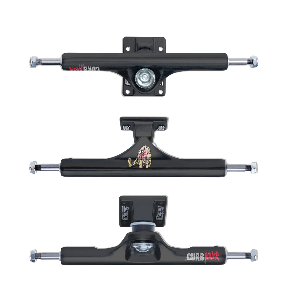 SLAPPY TRUCKS ST1 INVERTED CURB KILLER 8.5 MATTE BLACK