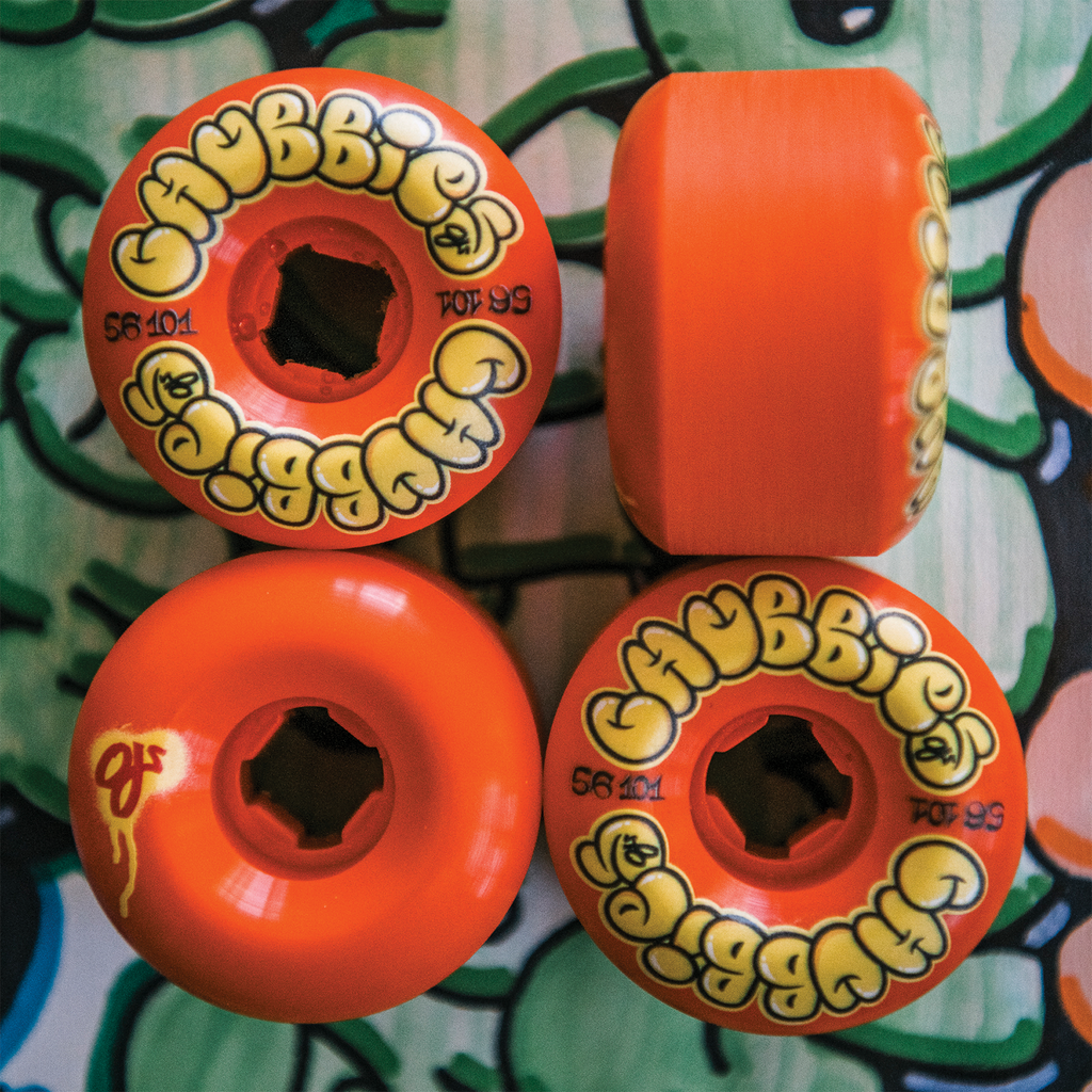 OJ WHEELS THROW UPS CHUBBIES RED 101A 56MM