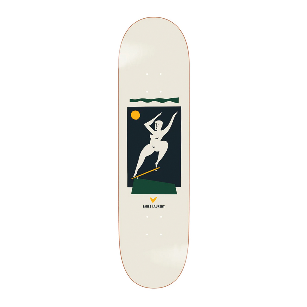 POLAR SKATE CO EMILE LAURENT CROOKS CREAM DECK 8.125
