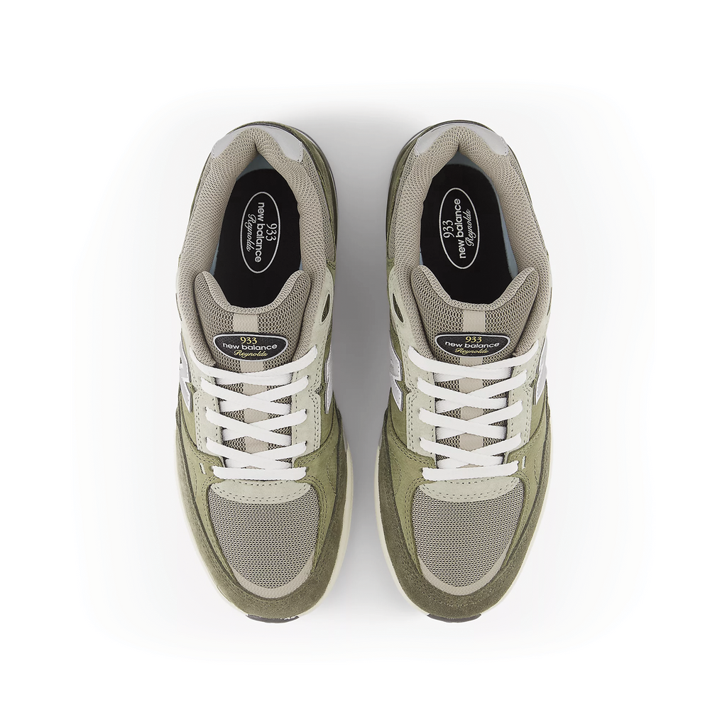 NEW BALANCE NUMERIC 933 ANDREW REYNOLDS OLIVE GREEN