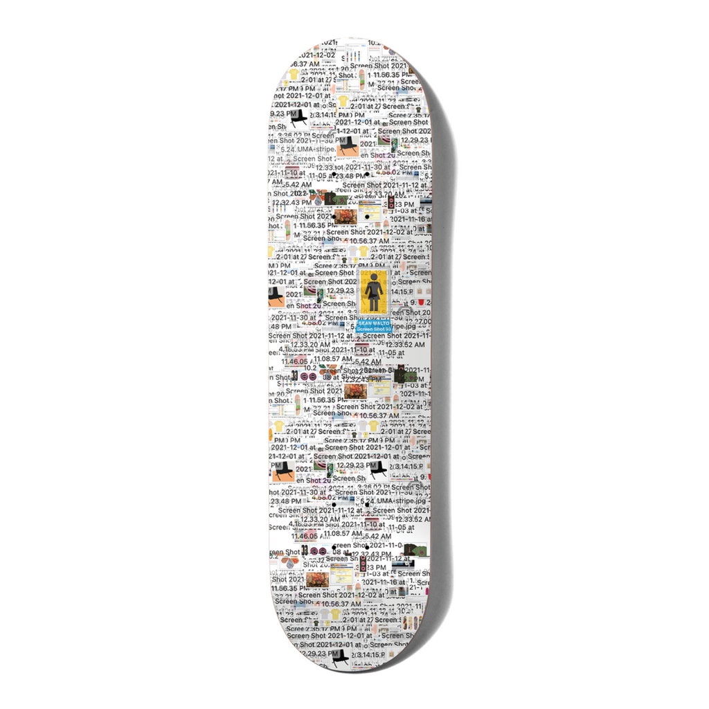 GIRL SKATEBOARD GEERING CHAOS DECK 8.0