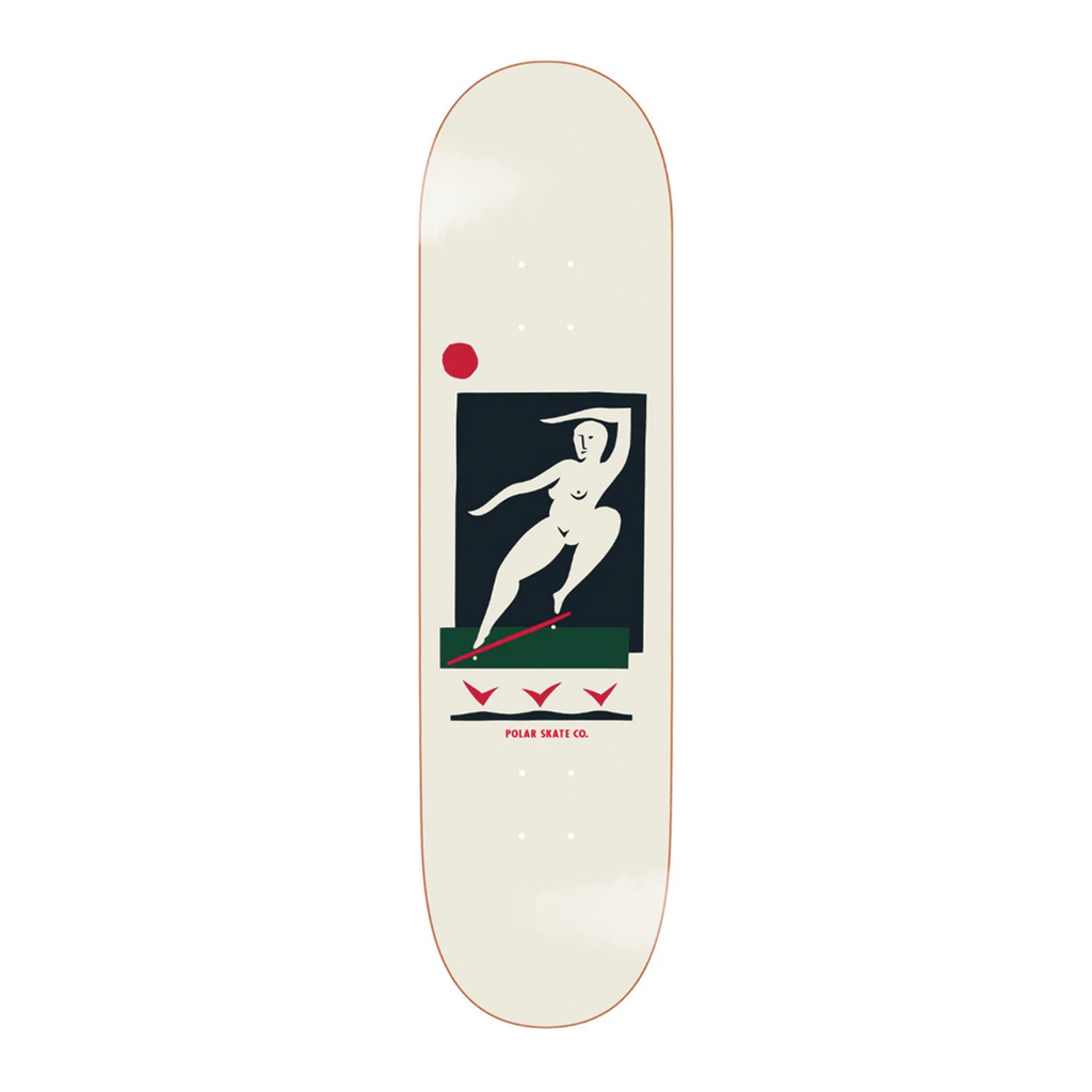 POLAR SKATE CO TEAM BS SMITH CREAM DECK 8.375