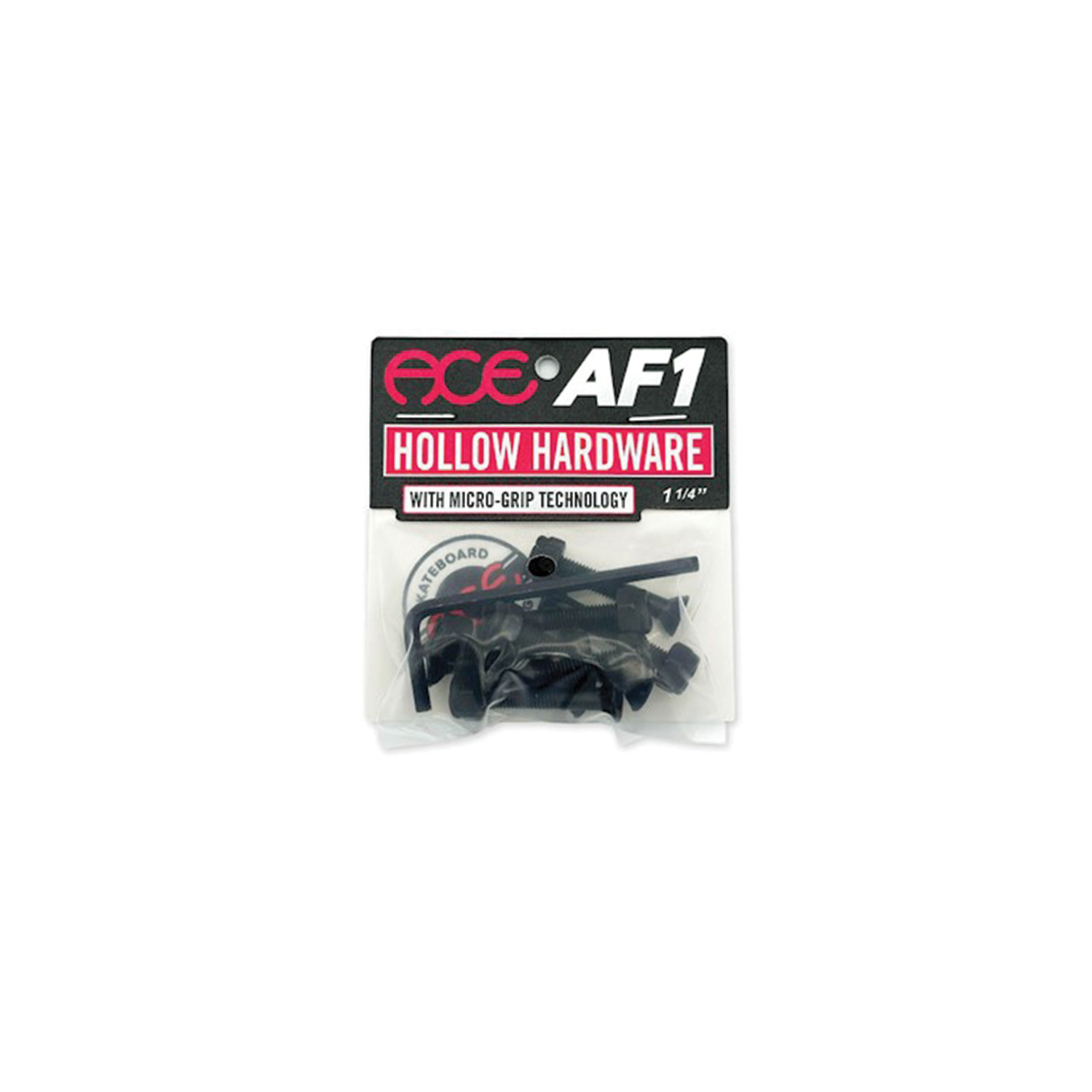 ACE TRUCKS HOLLOW BOLTS W/ GRIPPERS