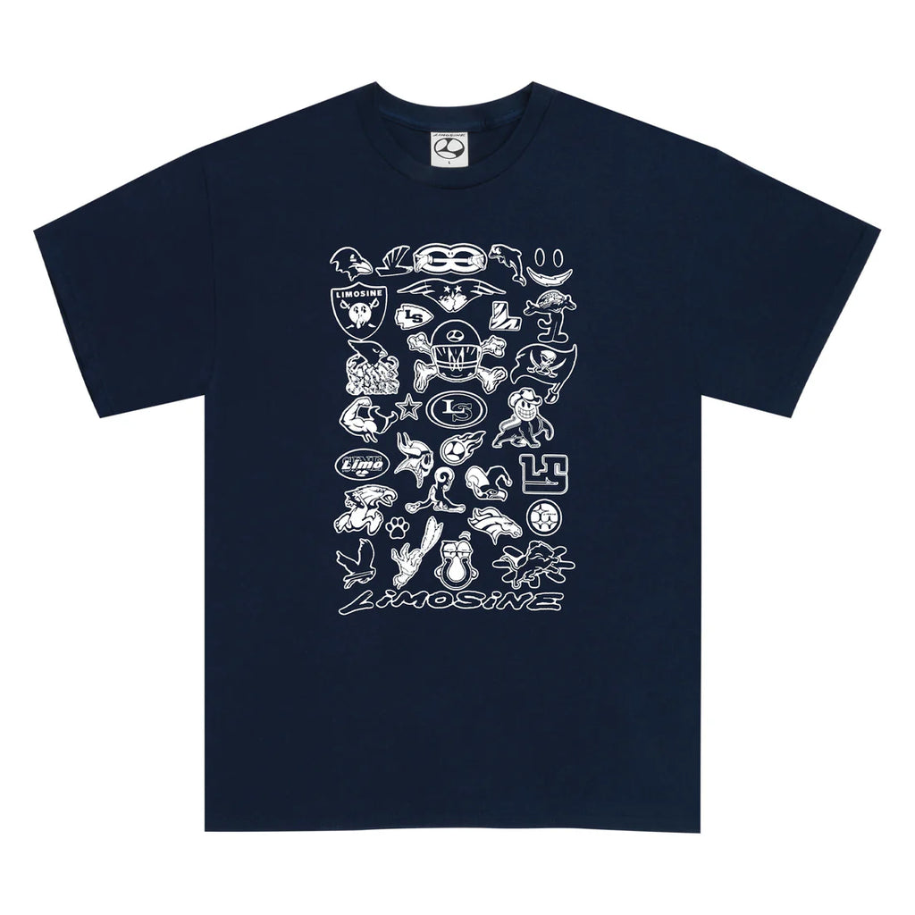 LIMOSINE LIMO TEAMS TEE (NAVY)
