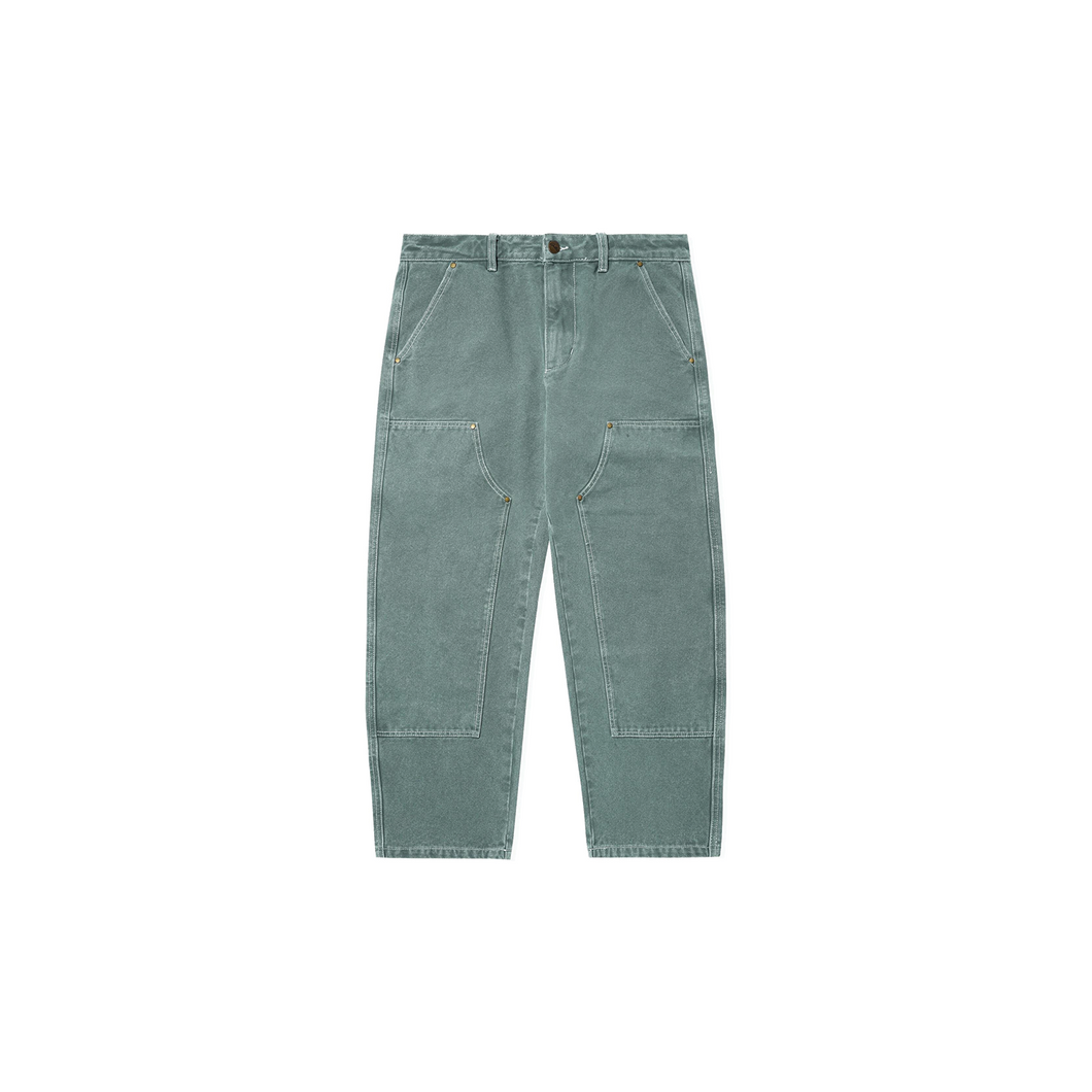 BUTTER GOODS WORK DOUBLE KNEE PANTS - WASHED FERN