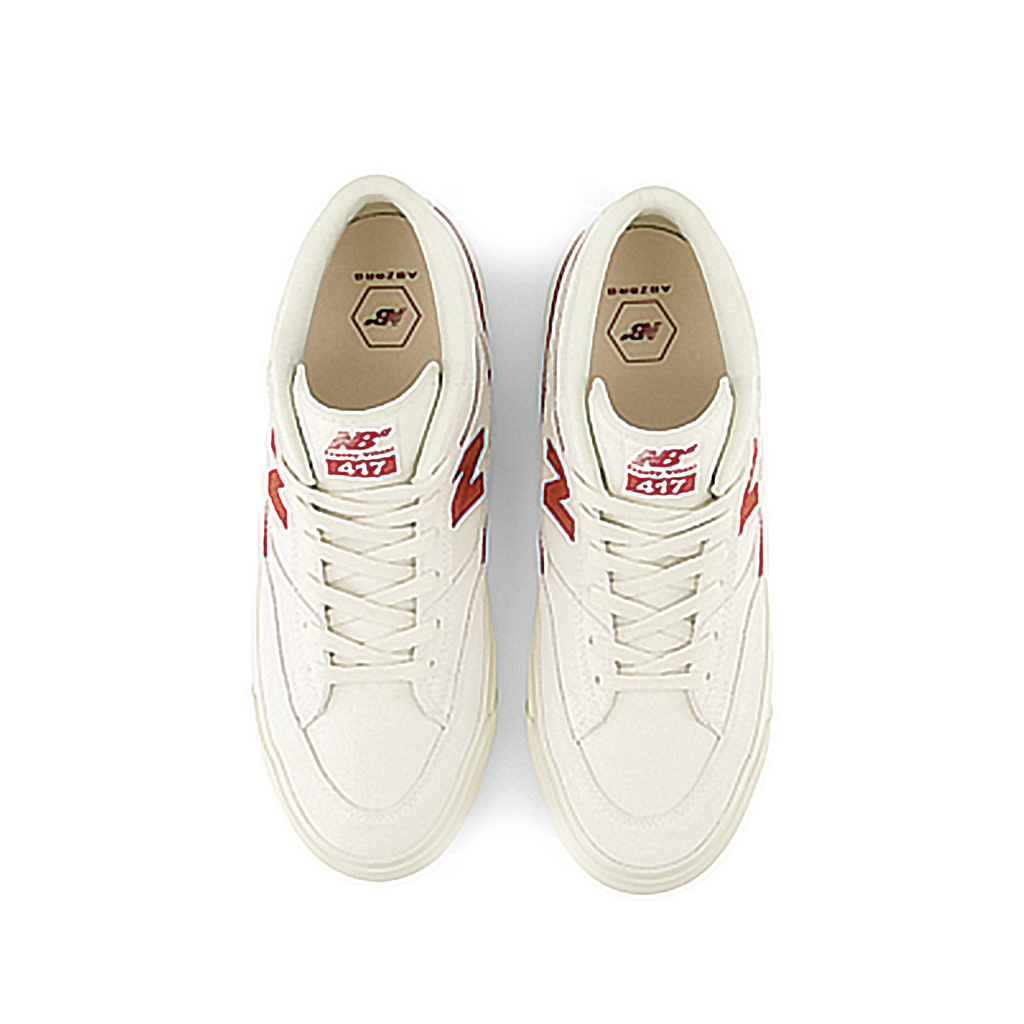 NEW BALANCE NUMERIC # - NM417V1 - FRANKY VILLANI - WHITE/RED